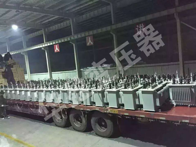 浙江非晶合金变压器发货现场